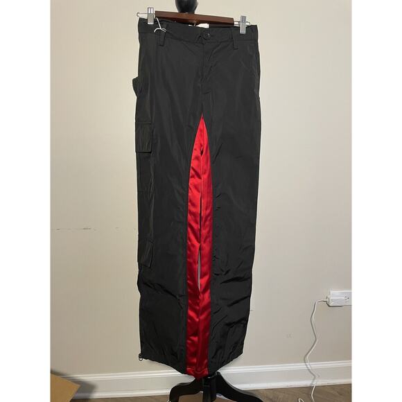 Wales Bonner Cargo Pant Black/ Red Tech Nylon